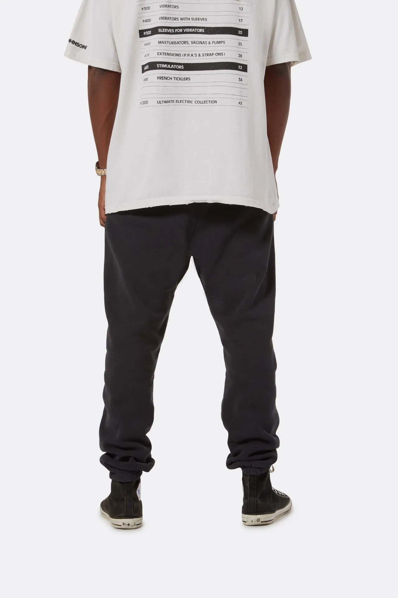 Gallery Dept. English Logo Sweat Pant English Basic Logo Sweat Pant Vintage Washed Trousers Washed Black S-XL ⚠️Note: The genuine product is not black and the color is navy blue. Don’t buy the wrong one!